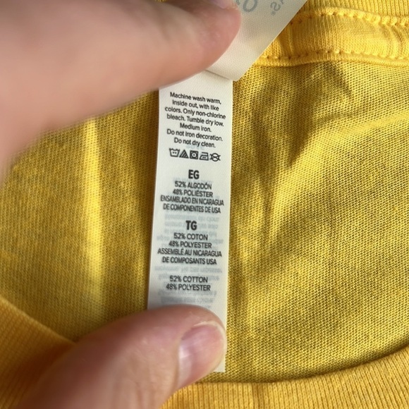 One Thankful Mama Yellow and White Graphic Tee - Picture 4 of 5